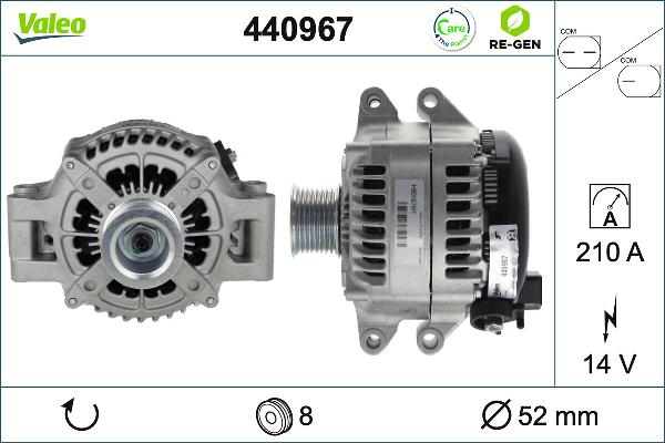 VALEO 440967 - Alternatore www.autoricambi360.it
