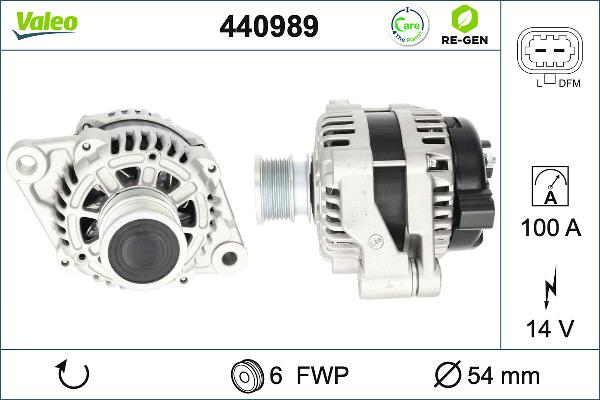 VALEO 440989 - Alternatore www.autoricambi360.it