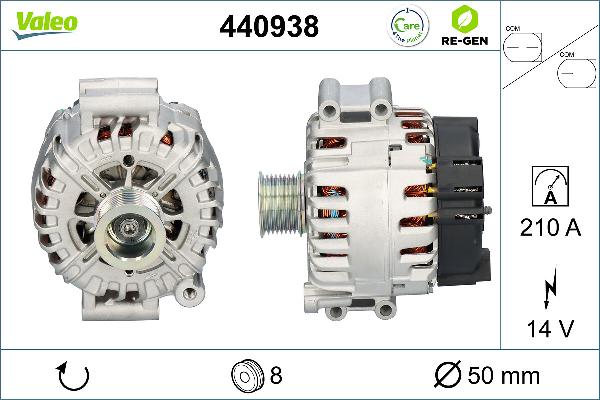 Valeo 440938 - Alternatore www.autoricambi360.it
