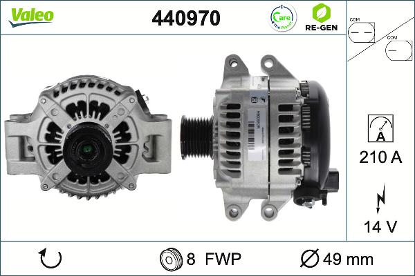 VALEO 440970 - Alternatore www.autoricambi360.it