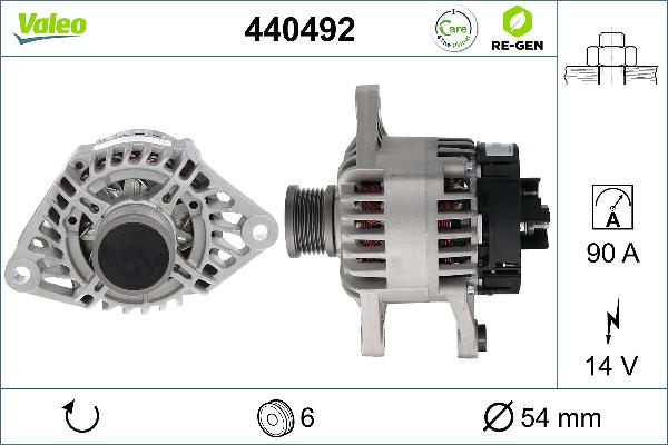 VALEO 440492 - Alternatore www.autoricambi360.it