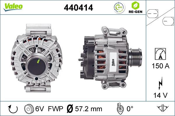 VALEO 440414 - Alternatore www.autoricambi360.it