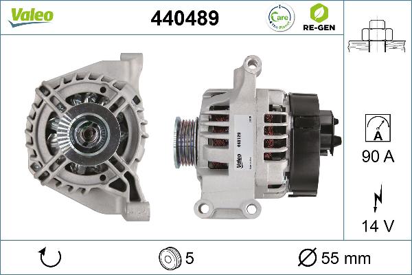 VALEO 440489 - Alternatore www.autoricambi360.it