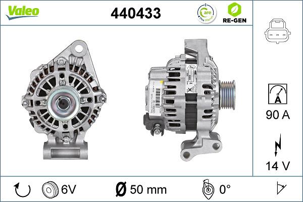 VALEO 440433 - Alternatore www.autoricambi360.it