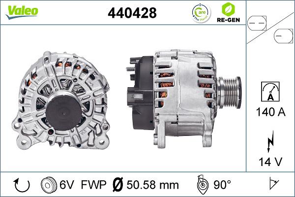 VALEO 440428 - Alternatore www.autoricambi360.it