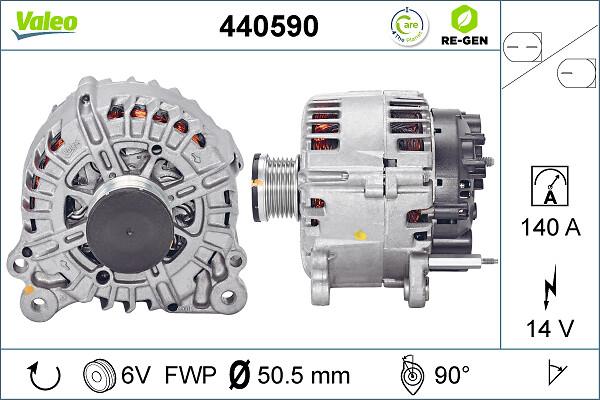 VALEO 440590 - Alternatore www.autoricambi360.it