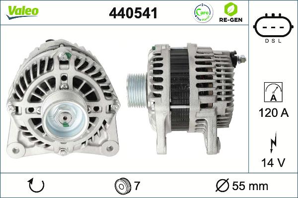 VALEO 440541 - Alternatore www.autoricambi360.it