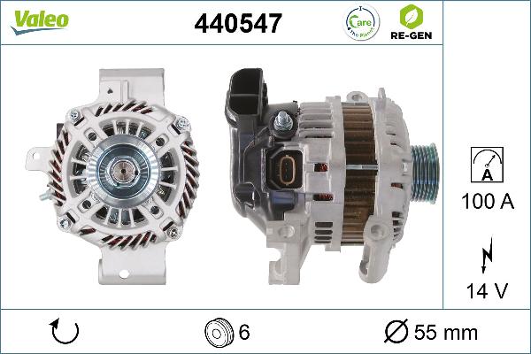 VALEO 440547 - Alternatore www.autoricambi360.it