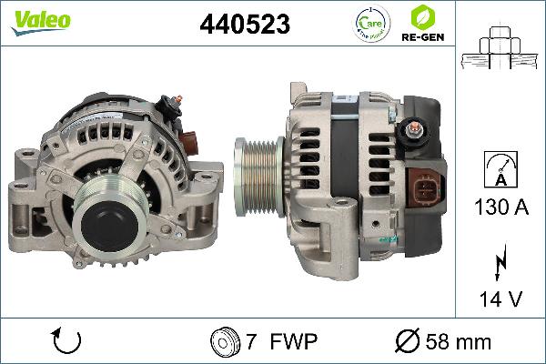 Valeo 440523 - Alternatore www.autoricambi360.it