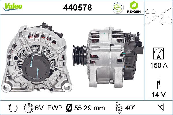 VALEO 440578 - Alternatore www.autoricambi360.it