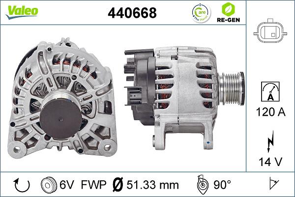 VALEO 440668 - Alternatore www.autoricambi360.it