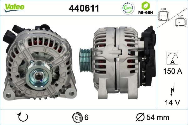 VALEO 440611 - Alternatore www.autoricambi360.it