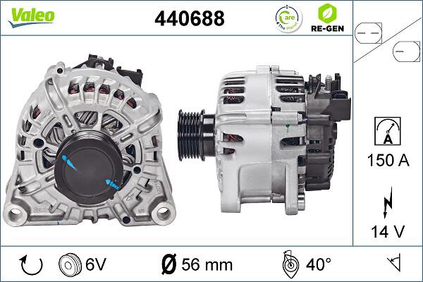 VALEO 440688 - Alternatore www.autoricambi360.it