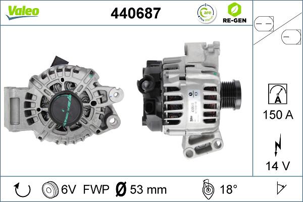 VALEO 440687 - Alternatore www.autoricambi360.it