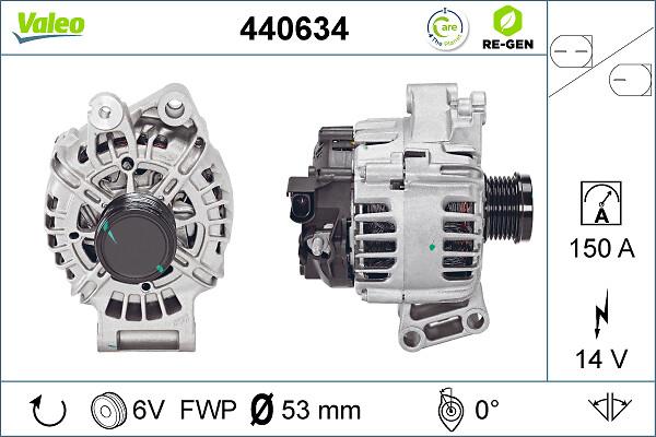 VALEO 440634 - Alternatore www.autoricambi360.it