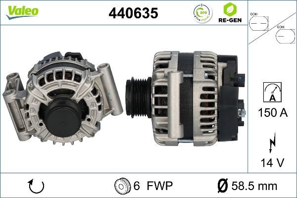 VALEO 440635 - Alternatore www.autoricambi360.it