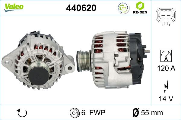 VALEO 440620 - Alternatore www.autoricambi360.it