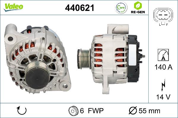VALEO 440621 - Alternatore www.autoricambi360.it