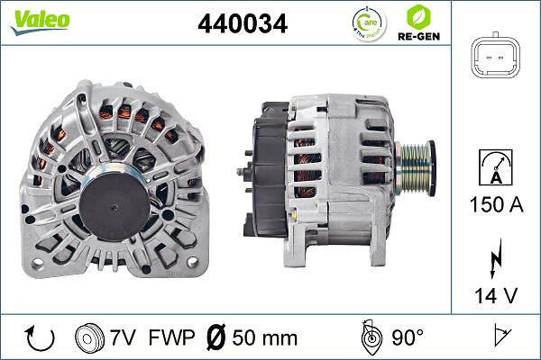 VALEO 440034 - Alternatore www.autoricambi360.it