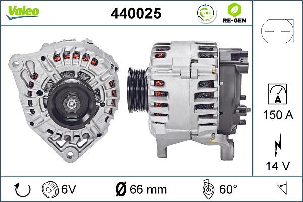 VALEO 440025 - Alternatore www.autoricambi360.it