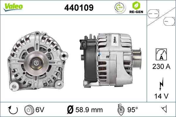 VALEO 440109 - Alternatore www.autoricambi360.it