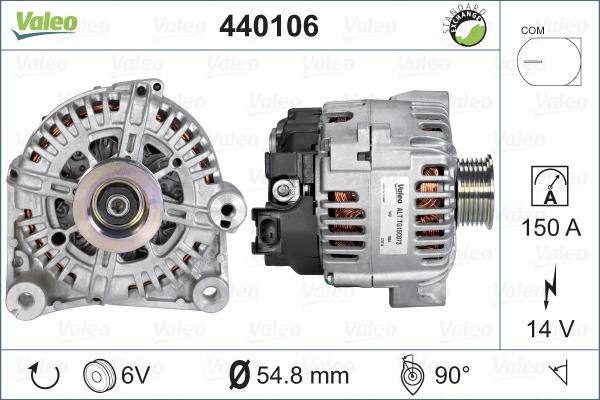 VALEO 440106 - Alternatore www.autoricambi360.it