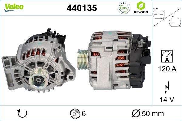 VALEO 440135 - Alternatore www.autoricambi360.it