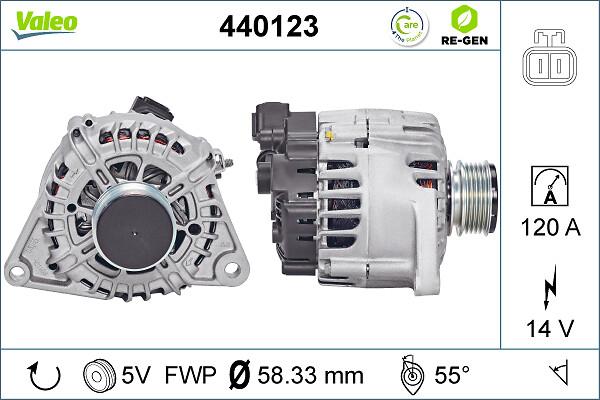 Valeo 440123 - Alternatore www.autoricambi360.it