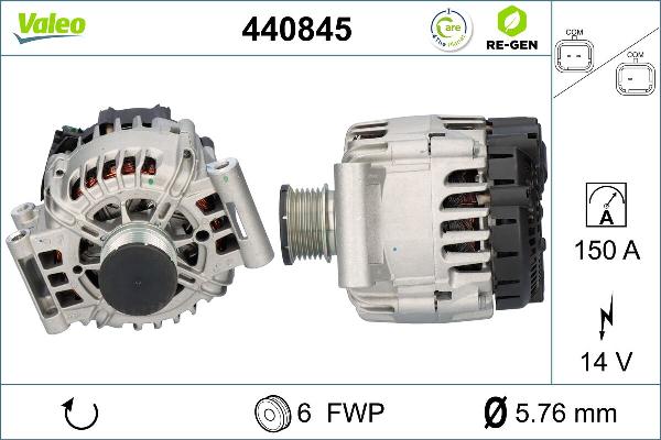 VALEO 440845 - Alternatore www.autoricambi360.it