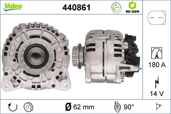 VALEO 440861 - Alternatore www.autoricambi360.it