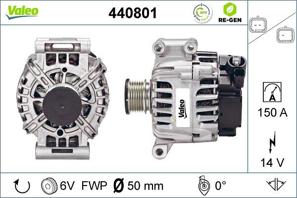VALEO 440801 - Alternatore www.autoricambi360.it