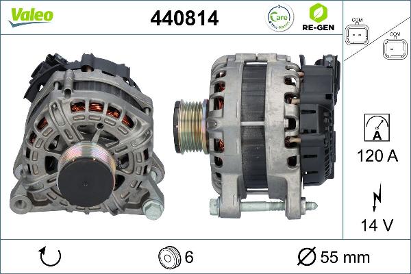 VALEO 440814 - Alternatore www.autoricambi360.it