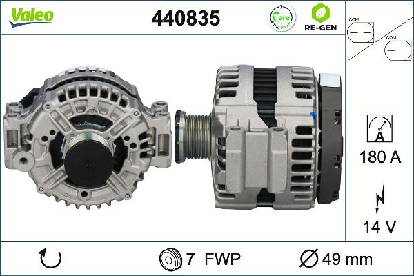 Valeo 440835 - Alternatore www.autoricambi360.it