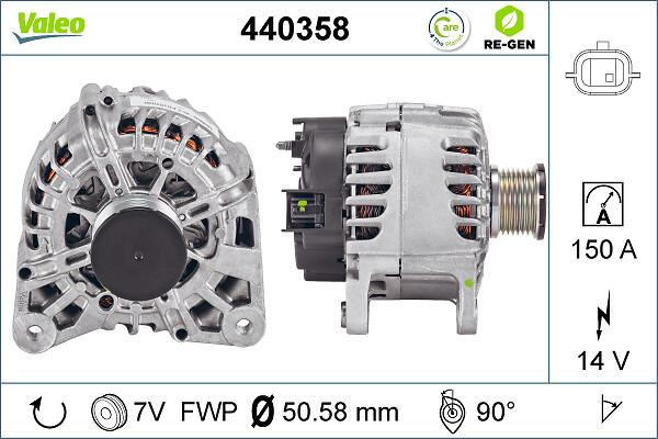VALEO 440358 - Alternatore www.autoricambi360.it