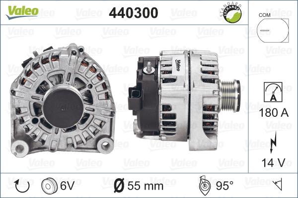 VALEO 440300 - Alternatore www.autoricambi360.it