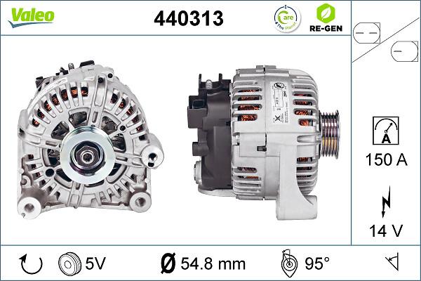 VALEO 440313 - Alternatore www.autoricambi360.it