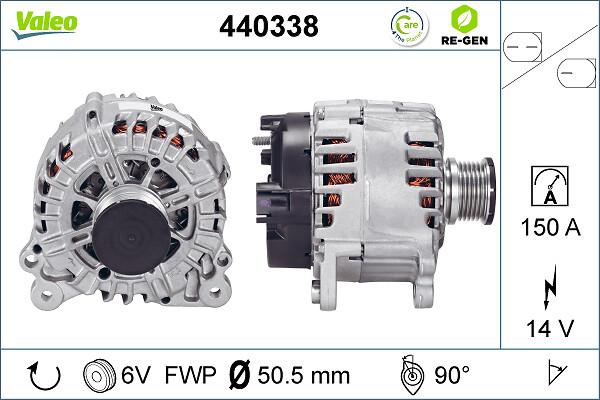 VALEO 440338 - Alternatore www.autoricambi360.it