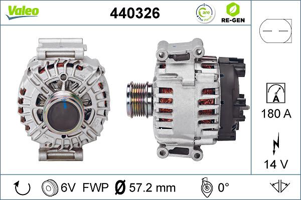 VALEO 440326 - Alternatore www.autoricambi360.it