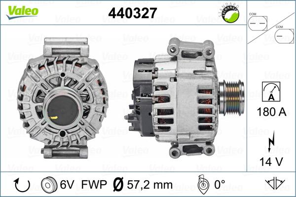 VALEO 440327 - Alternatore www.autoricambi360.it