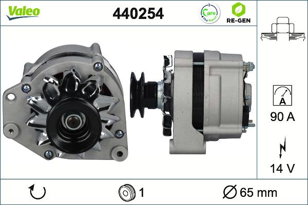 VALEO 440254 - Alternatore www.autoricambi360.it