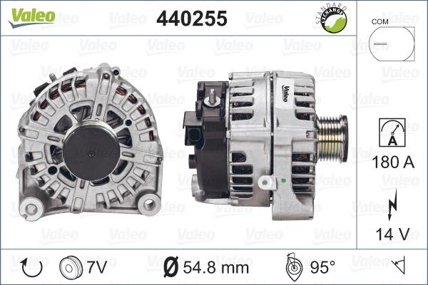 VALEO 440255 - Alternatore www.autoricambi360.it
