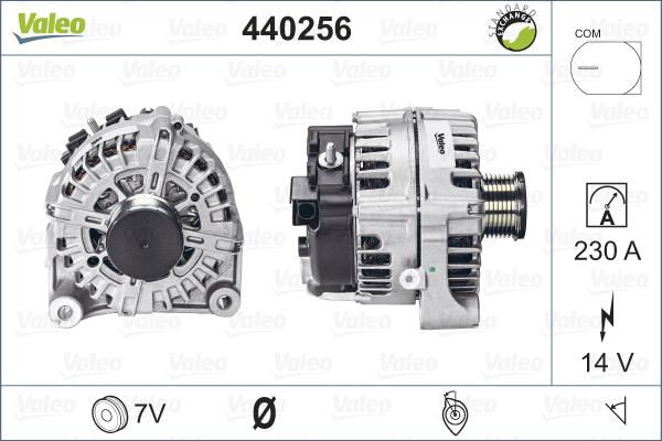 VALEO 440256 - Alternatore www.autoricambi360.it
