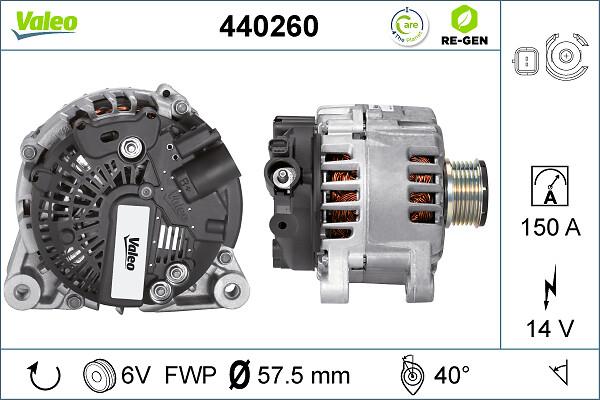 VALEO 440260 - Alternatore www.autoricambi360.it
