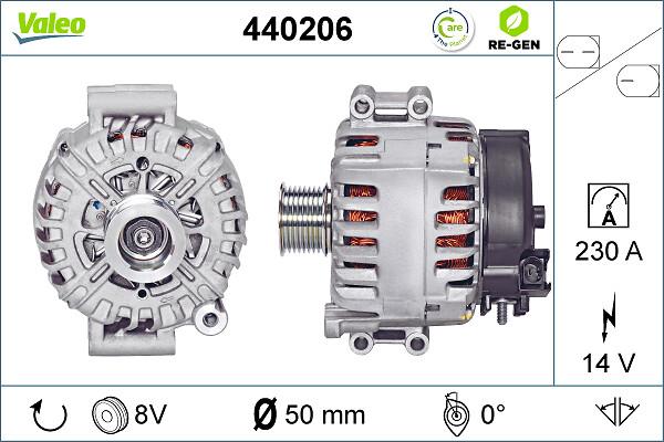 VALEO 440206 - Alternatore www.autoricambi360.it