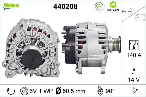 VALEO 440208 - Alternatore www.autoricambi360.it