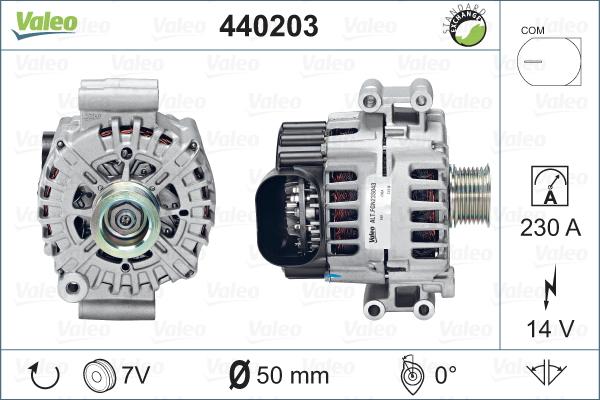 Valeo 440203 - Alternatore www.autoricambi360.it