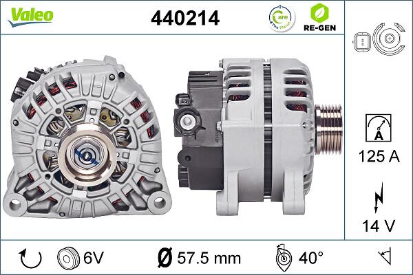 Valeo 440214 - Alternatore www.autoricambi360.it
