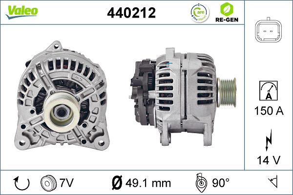 VALEO 440212 - Alternatore www.autoricambi360.it