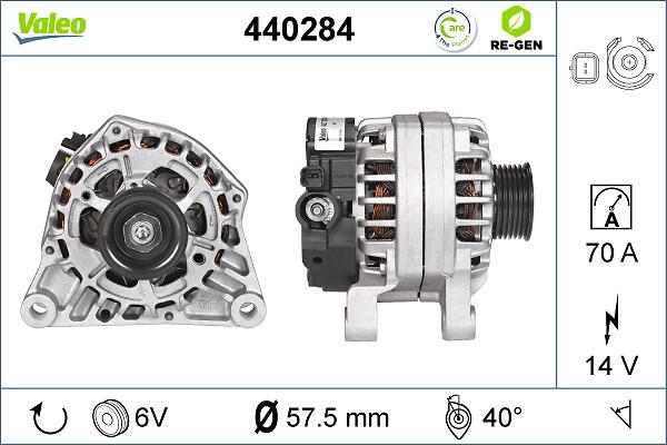VALEO 440284 - Alternatore www.autoricambi360.it