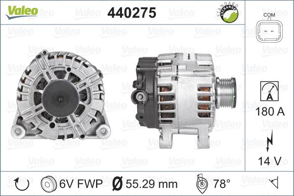 VALEO 440275 - Alternatore www.autoricambi360.it
